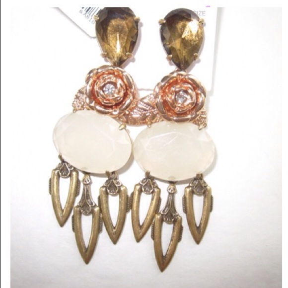 J. Crew VERSAILLES ROSE EARRINGS – NWT - Picture 3 of 4