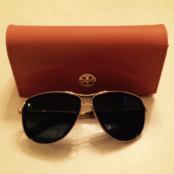NEW Tory Burch "Mixed Media Pilot" Aviators
