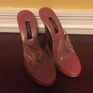 Betsey Johnson Wooden Sexy Heels