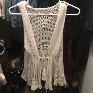 Crocheted vest