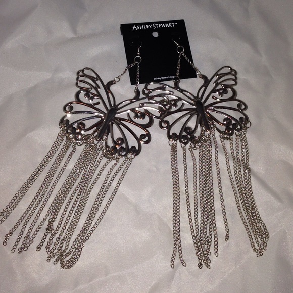 Ashley Stewart Butterfly Earrings.
