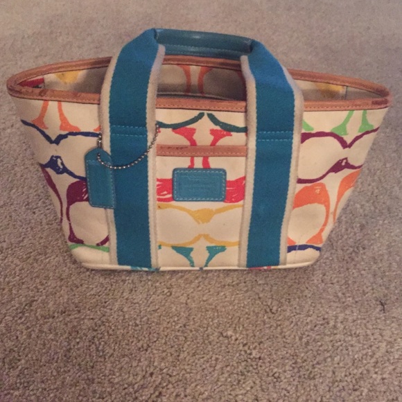 Small coach bag! So cute and colorful! - Picture 1 of 2