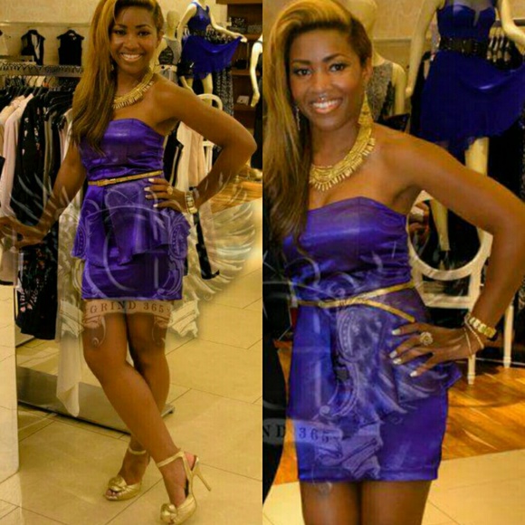 Purple, shimmery dress, xs/small