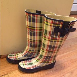 Sperry Plaid Women's Rain Boots