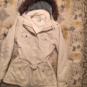 Forever 21 faux fur winter jacket