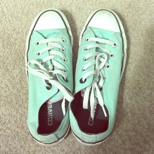 Turquoise converse
