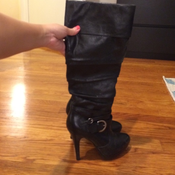 Tall black INC boots