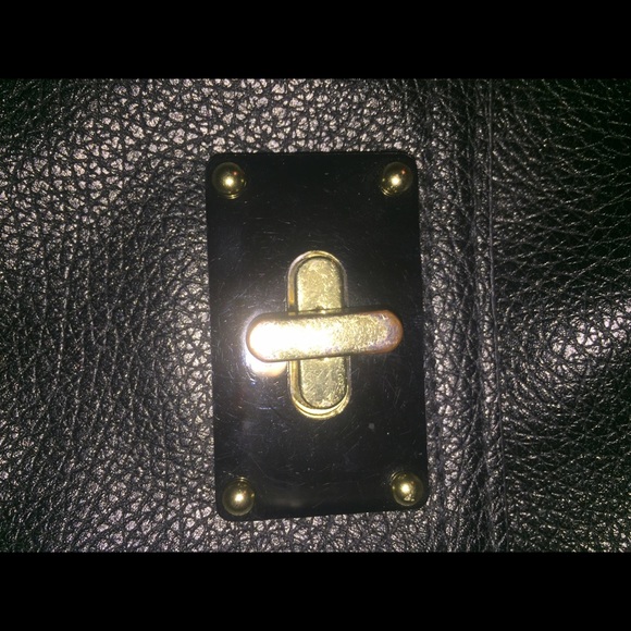 Faux leather satchel - Picture 4 of 4