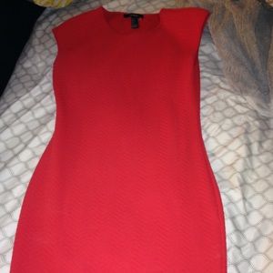 redish/peachy forever 21 dress