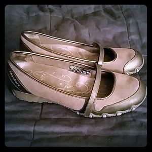 SKECHERS Grey Mary Jane Type Shoes