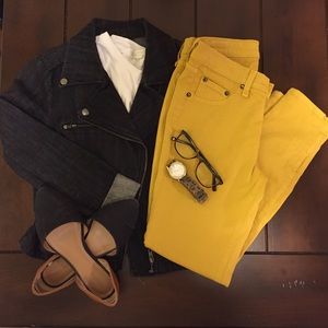 rag & bone/Jean for Intermix Mustard Yellow Pants