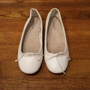TopShop- White ballet flats