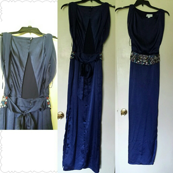 Navy blue dress, worn once! - Picture 2 of 3