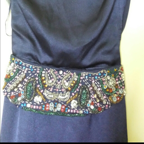 Navy blue dress, worn once! - Picture 3 of 3