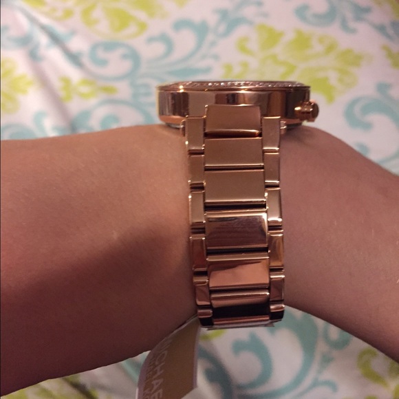 Michael Kors Parker Rose Gold Chronograph Watch - Picture 4 of 4