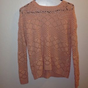 Forever21 knitted pink sweater