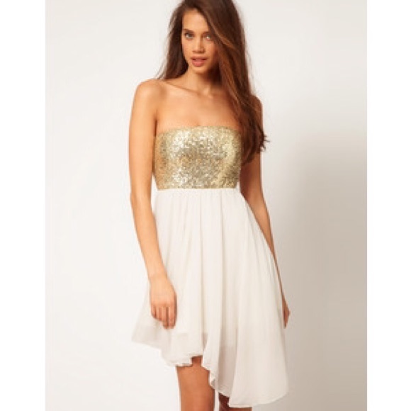 Asos Sparkly Pink Dress