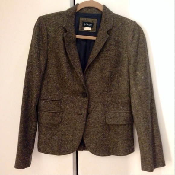 💀SOLD💀 🎉HP!🎉 J . Crew Tweed Blazer!!! - Picture 4 of 4