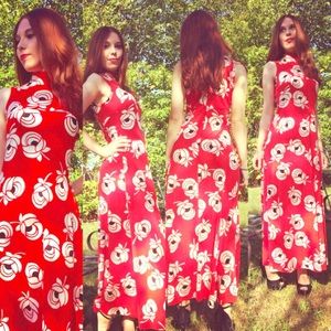 Pop art 60s Bonwit Teller gown dress groovy Warhol