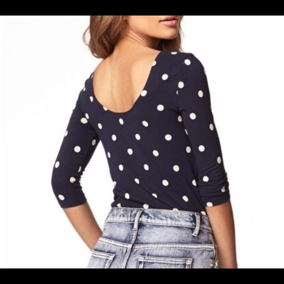 F21 polka dot top