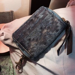 Cynthia Vincent Genuine Leather Clutch