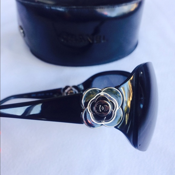 Authentic Chanel Camellia Sunglasses