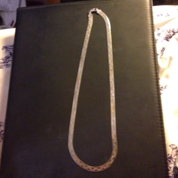 Italian herringbone necklace