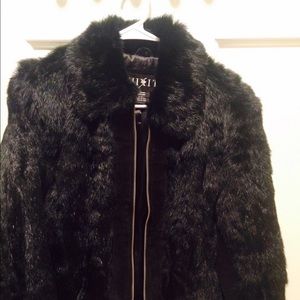 Real Fur Black Jacket