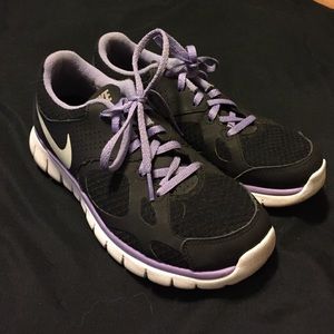 Nike Free Run Black N' Purple!