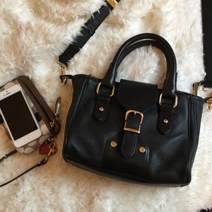 Kenneth Cole black leather bag