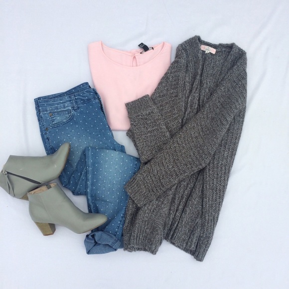 Polka Dot Blue Jeans