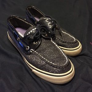 Sperry Top-Sider Sparkly Black!