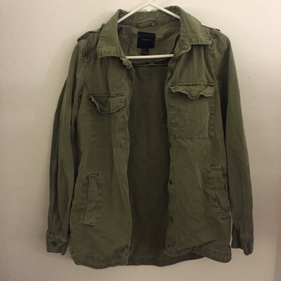 Forever21 olive coat