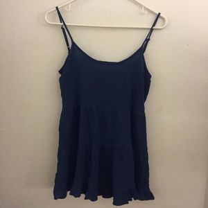 Forever21 navy slip dress
