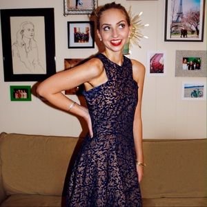 Gilded Mid-Century Modern Dress