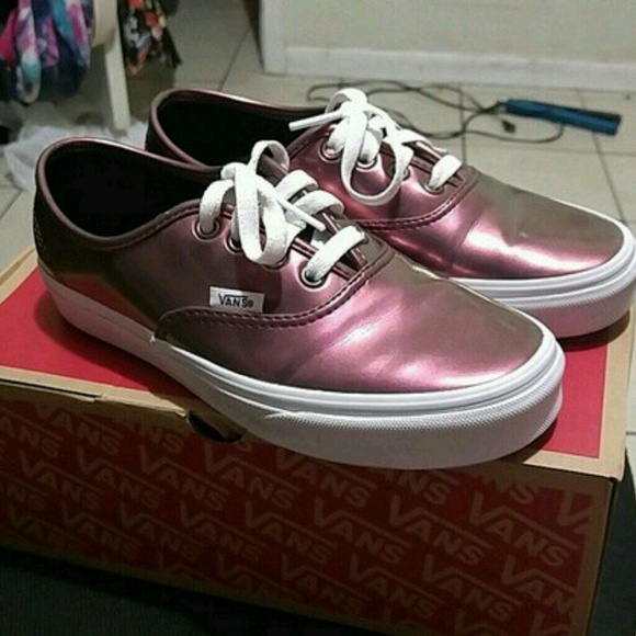 Pink Patent Leather Vans