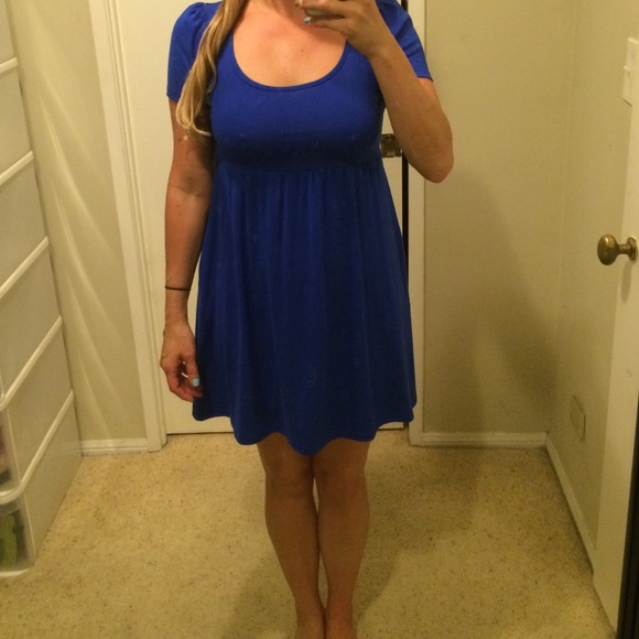 Blue babydoll dress!