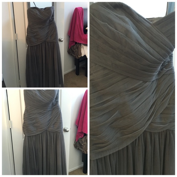 Gray evening/prom dress (middle one) - Picture 3 of 4