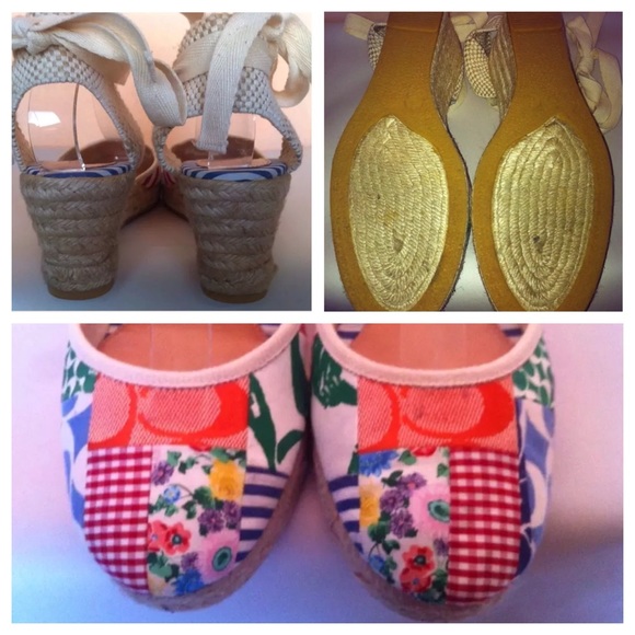 Sold!!!! Coach size 9 Patchwork Espadrilles - Picture 2 of 4