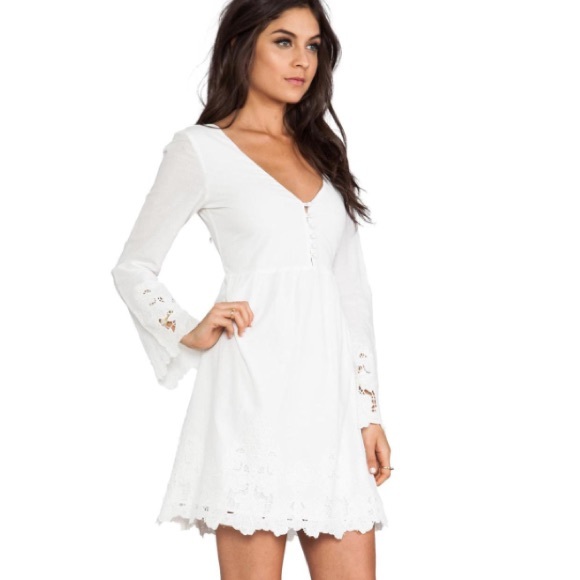 Dolce vita jilisa sunflower lace dress white xs - Picture 1 of 4