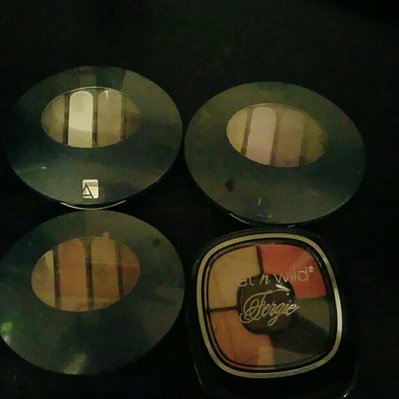 Eyeshadow quads Fergie and three Avon