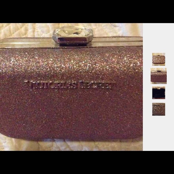 Victorias Secret Pink Glitter Clutch - Picture 2 of 4