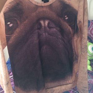 Pug face sweater