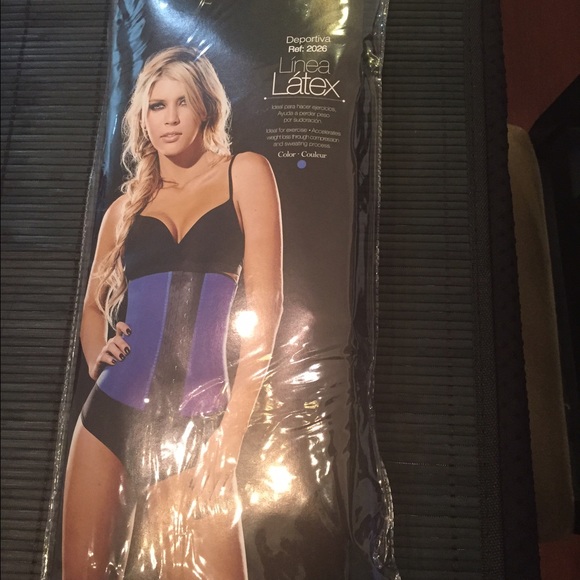 Ann Cherry waist Cincher Blue 42(XXXL) - Picture 4 of 4