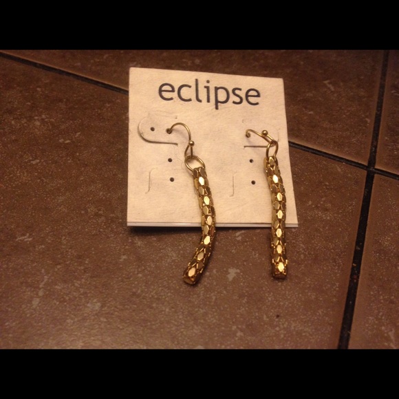 Gold earrings