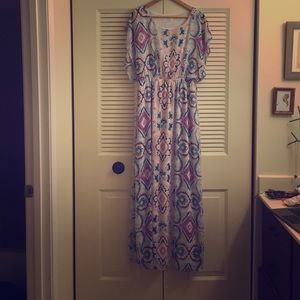 Patterned Maxi Dress