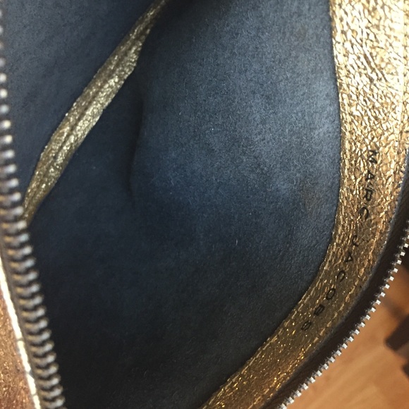 Marc Jacobs Crushed Gold Clutch - Picture 4 of 4