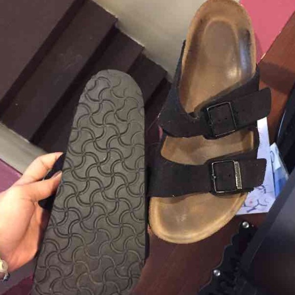 Black Suede Birkenstocks