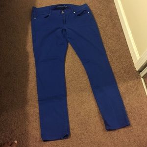 American Eagle royal blue jeans