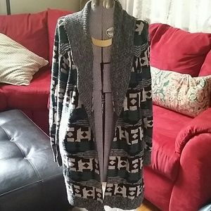 Long sweater jacket/ cardigan